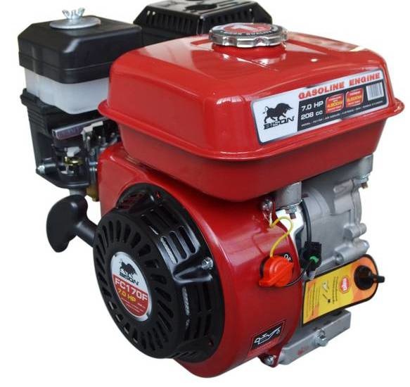 BISON เครื่องยนต์เอนกประสงค์ 7.0 HP FC170F แดง-ดำ